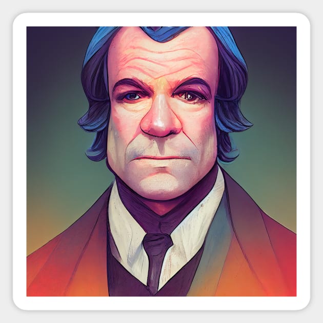 Andrew Johnson | Comics Style Sticker by ComicsFactory